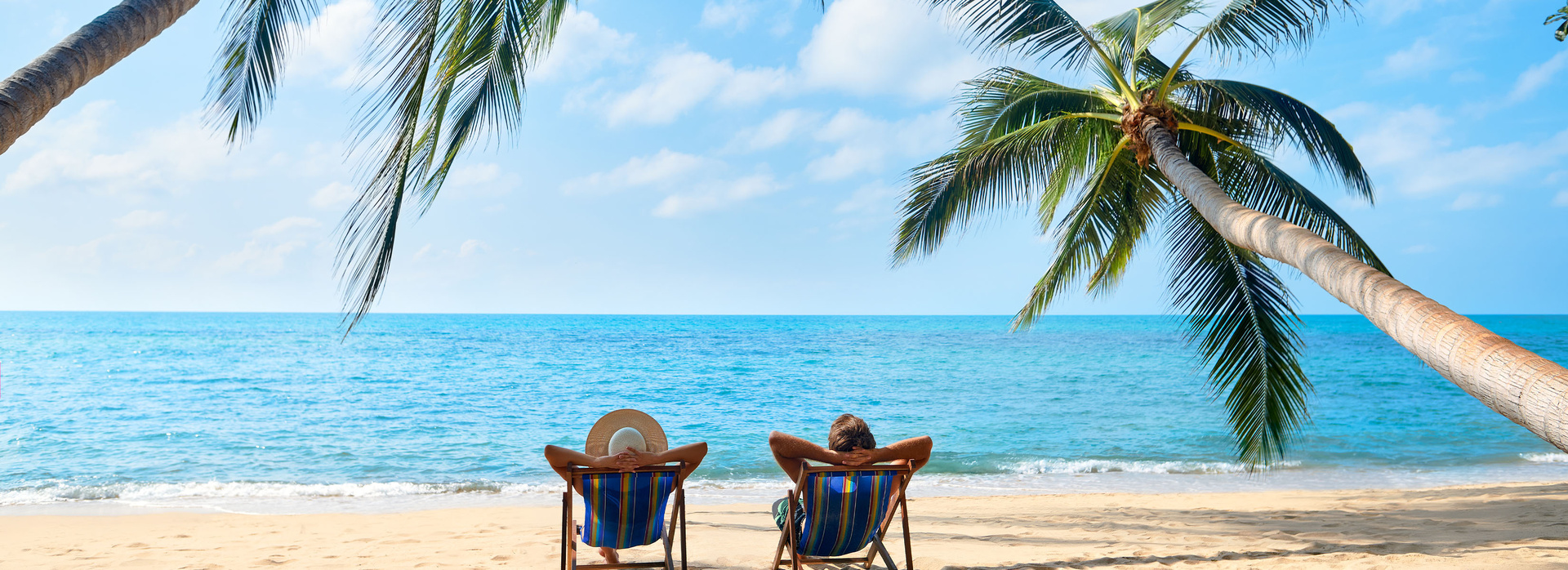 Couple Relaxing on the Beach